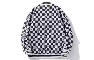 FireMonkey Reversible Cartoon Checkered Jacket