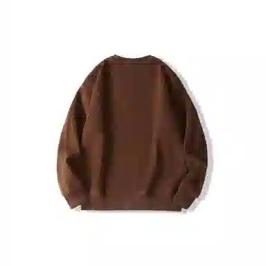 我是大卫 复古纯色基础打底保暖慵懒风套头针织衫 男女同款