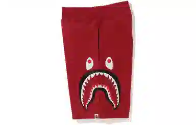 A BATHING APE Bape Shark Print Shorts