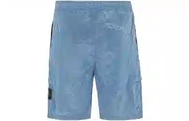 Stone Island Shorts Light Blue