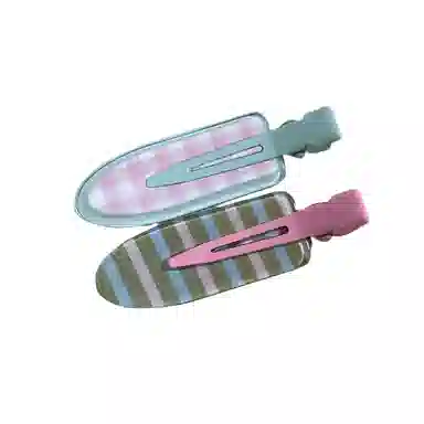 贯古今 水果系列葡萄樱桃无痕鸭嘴可爱甜美少女刘海侧边夹 发夹 女款