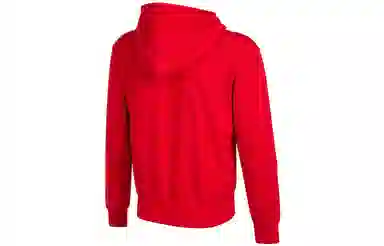 Air Jordan Logo Hoodie Jacket Red