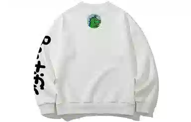 木村三社 小恐龙卡通印花宽松圆领卫衣 情侣款