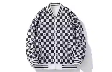 FireMonkey Reversible Cartoon Checkered Jacket