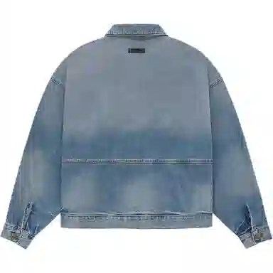 Fear of God Essentials Denim Jacket Med Wash