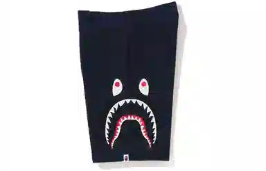 A BATHING APE Bape Shark Print Shorts