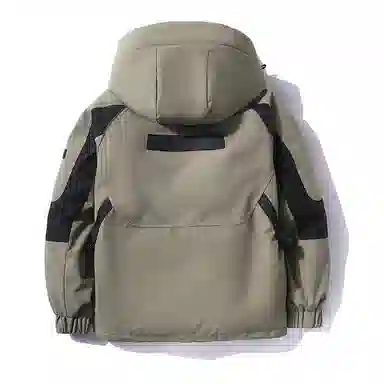 鸭鸭 短款连帽户外保暖外套羽绒服 女款