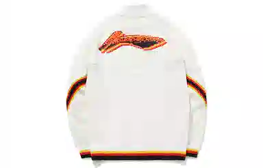 中国李宁 巴黎时装周走秀款 宽松休闲套头卫衣 男款 乳白色