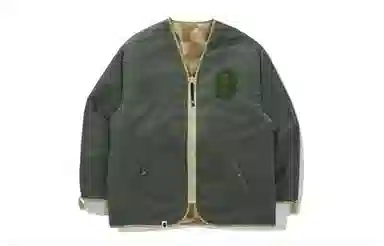 A BATHING APE x Alpha Industries Reversible Logo Jacket