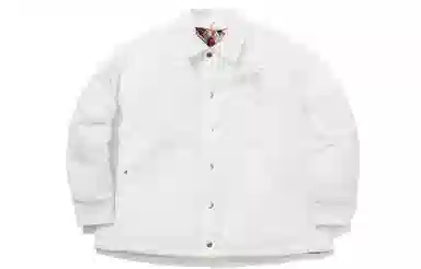 中国李宁 运动时尚系列 保暖双面穿翻领棉服外套 冬季 男款 白色