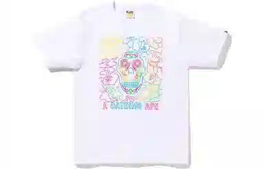 BAPE FW22 Halloween Neon Mexican Skull Tee T