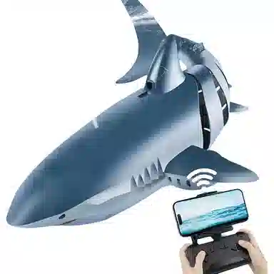 星域传奇 遥控鲨鱼 电动水下益智 仿真大白鲨 遥控玩具