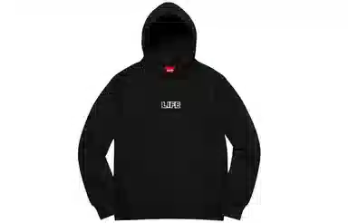 Supreme SS19 Gilbert & George LIFE Hooded Sweatshirt Black