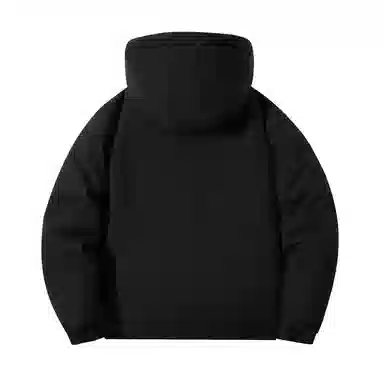 鸭鸭 山系户外多口袋工装风加厚保暖防风休闲宽松连帽套头羽绒服 男女同款