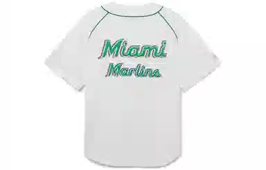 MLB Miami Marlins Colorblock Crewneck T-Shirt