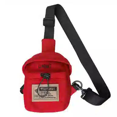 醇龙 休闲潮流 尼龙 胸包 常规 男女同款情侣款 黑色/米白色/红色/卡其色/灰色