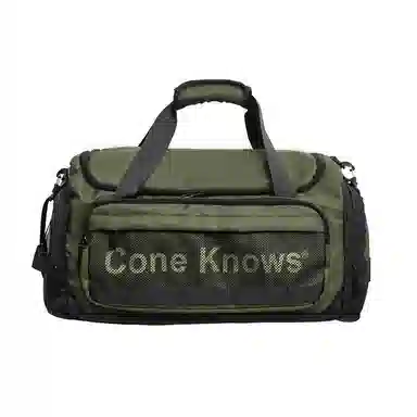 醇龙 多功能休闲工装风字母设计干湿分离 尼龙拼网 旅行包 常规 男女同款情侣款 黑色/灰色/绿色