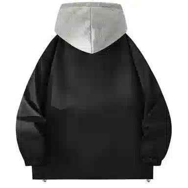 WANX Logo Patchwork Hoodie Jacket