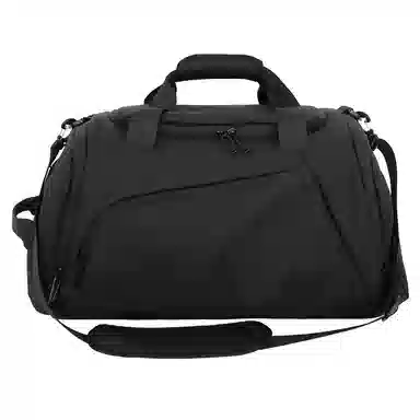 醇龙 大容量运动健身百搭多功能 牛津布 旅行包 男女同款情侣款 黑