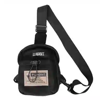 醇龙 休闲潮流 尼龙 胸包 常规 男女同款情侣款 黑色/米白色/红色/卡其色/灰色