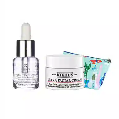 科颜氏 高保湿霜精华套装 提亮