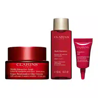 娇韵诗 活龄抚纹日霜护肤套装 淡纹舒缓