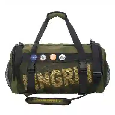 彤彤兔 干湿分离短途出差包手提行李袋 尼龙 旅行包 男女同款情侣款 黑色/灰色/黑色