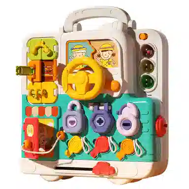 益米 多功能忙碌书 模拟体验 早教益智玩具