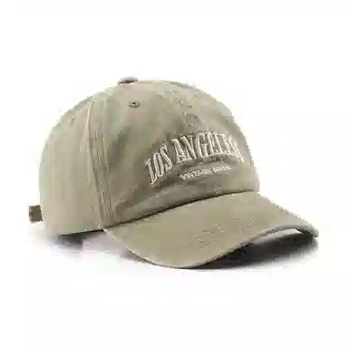 刺绣水洗做旧美式复古 棉 棒球帽 男女同款情侣款