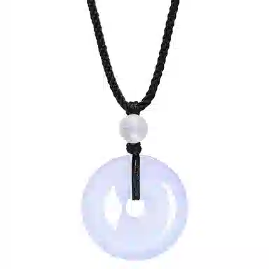 阿梵尼 弥勒佛 观音 叶子 平安扣本命守护佛祖编绳 玉髓 吊坠 男女同款情侣款