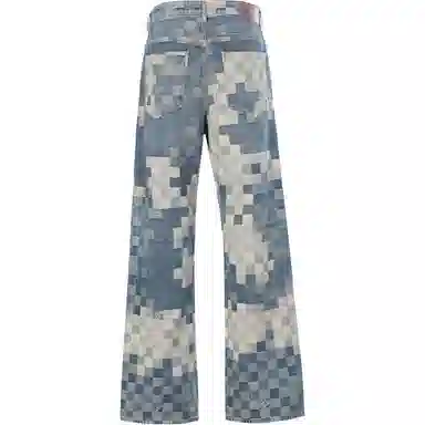 Louis Vuitton SS24 Jacquard Check Jeans