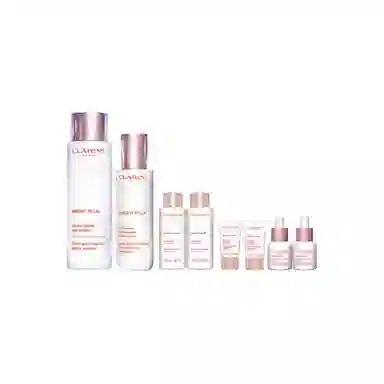 娇韵诗 娇韵诗 亮白水乳清爽型限定礼盒护肤套装 补水修护 八件套