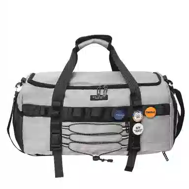 彤彤兔 大容量健身多功能简约百搭 尼龙 双肩旅行包 男女同款情侣款 黑色/绿色/灰色