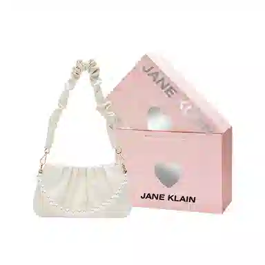 Jane Klain Cloud Shoulder Bag White