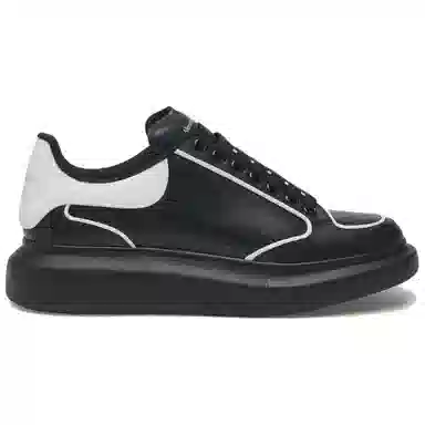 Alexander McQueen Low Top Leather Sneakers Black