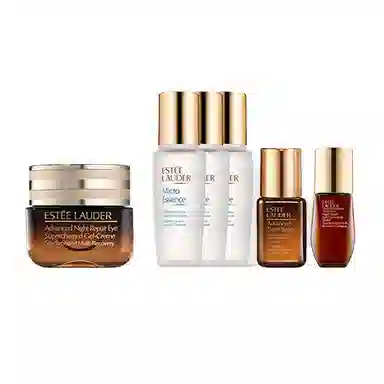 雅诗兰黛 高级夜间修护眼部凝胶套装 保湿滋润 六件套