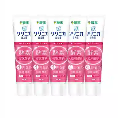 狮王 齿力佳抗糖酵素美白牙膏清新口气护龈玻尿酸含氟