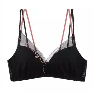 莫代尔 小胸聚拢上托防下垂收副乳无钢圈美背蕾丝薄款文胸 女款