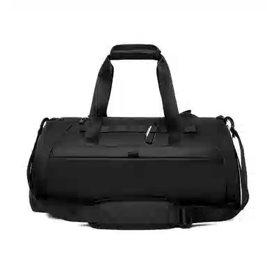 彤彤兔 干湿分离训练运动带鞋位 尼龙 旅行包 男女同款情侣款 黑色