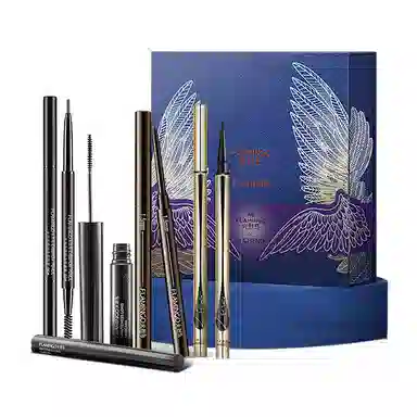 火烈鸟 睫毛膏套盒 眼线胶笔液笔细眉笔 纤长卷翘防水精细礼盒独家