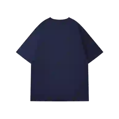MARK ROBERTSON Letter Print T-Shirt Navy