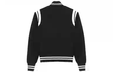 Saint Laurent Striped Baseball Jacket