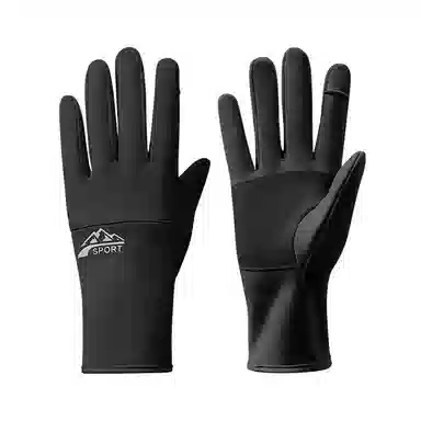 俞兆林 女士冬季滑雪触屏电动车加绒加厚保暖骑行防水防风寒防滑户外防雨 绒线手套 女款