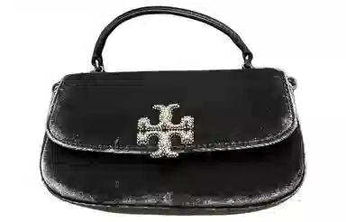 Tory Burch Britten Velvet Mini Bag Black