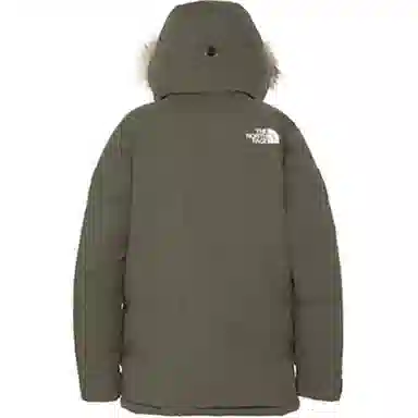 The North Face Logo Print Hooded Down Jacket