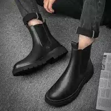 Mingyitu Chelsea Boots Black