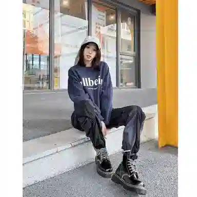 VICKI BROWN Martin Boots Black