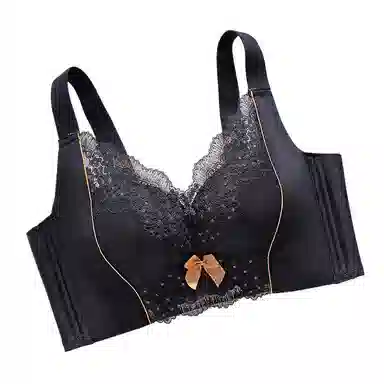 兰缪 性感蕾丝加宽侧收轻薄透气舒适柔软文胸 女款