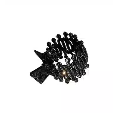 水中玉 高马尾神器固定抓夹高级感闪钻夹子后脑勺鲨鱼夹头饰气质发卡 发夹 女款