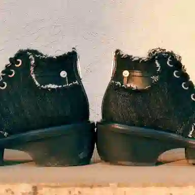 Kami Anger Derby Thick Sole Black